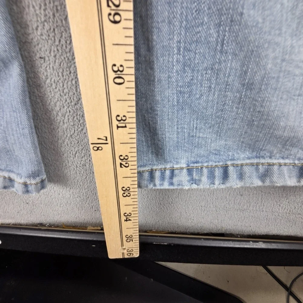 Vintage Levis Engineered Jeans Mens 34x34 Blue Twisted Light Wash Button Fly